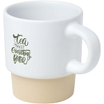 Olympia 130 ml stackable expresso cup with clay bottom 2