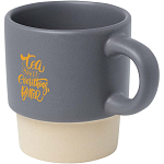 Olympia 130 ml stackable expresso cup with clay bottom 2