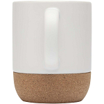 Billie 300 ml ceramic mug with cork details and matt finish 4