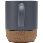 Billie 300 ml ceramic mug with cork details and matt finish 4
