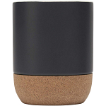Billie 300 ml ceramic mug with cork details and matt finish 3