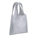 190t polyester foldable shopping bag with gusset and long handles 1