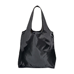 190t polyester foldable shopping bag with gusset and long handles 2