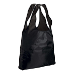 190t polyester foldable shopping bag with gusset and long handles 1