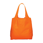 190t polyester foldable shopping bag with gusset and long handles 2