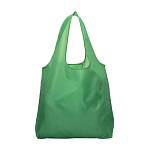 190t polyester foldable shopping bag with gusset and long handles 2