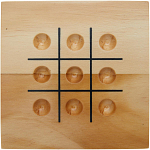 Strobus wooden tic-tac-toe game 3