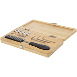 Rivet 19-piece bamboo/recycled plastic tool set 1