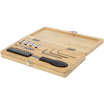 Rivet 19-piece bamboo/recycled plastic tool set 1