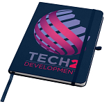 Teak A5 recycled hard cover notebook with lined pages 2