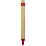 Rattan bamboo and recycled plastic ballpoint pen (black ink) 4