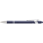 Kish ballpoint pen with silver finish (black ink) 2
