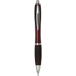 Nash ballpoint pen with coloured barrel and grip 1