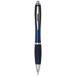 Nash ballpoint pen with coloured barrel and grip 1