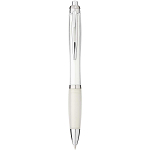 Nash ballpoint pen with coloured barrel and grip 1