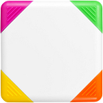 Trafalgar square-shaped 4-colour highlighter 4