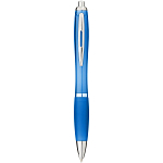 Nash ballpoint pen coloured barrel and grip (blue ink) 1