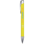 Moneta aluminium click ballpoint pen (blue ink) 2