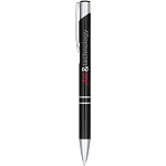 Moneta anodized aluminium click ballpoint pen (blue ink) 2