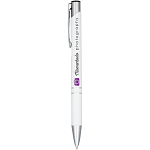 Moneta anodized aluminium click ballpoint pen (blue ink) 2