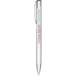 Moneta anodized aluminium click ballpoint pen (blue ink) 2