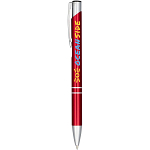 Moneta anodized aluminium click ballpoint pen (blue ink) 2