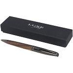 Loure wood barrel ballpoint pen (black ink) 1