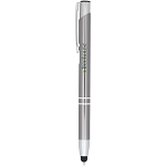 Moneta anodized aluminium click stylus ballpoint pen 2