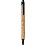 Midar cork and wheat straw ballpoint pen (black ink) 1