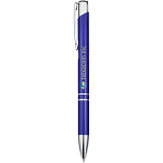 Moneta aluminium click ballpoint pen (black ink) 2