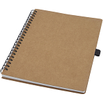Cobble A5 wire-o recycled cardboard notebook with stone paper 1