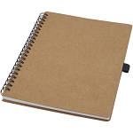 Cobble A5 wire-o recycled cardboard notebook with stone paper 1