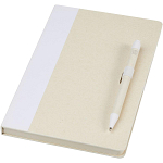Dairy Dream A5 size reference recycled milk cartons notebook and ballpoint pen set 1