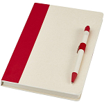 Dairy Dream A5 size reference recycled milk cartons notebook and ballpoint pen set 1