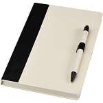 Dairy Dream A5 size reference recycled milk cartons notebook and ballpoint pen set 1