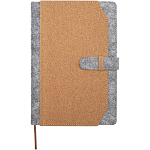 Viviana A5 recycled felt and cork notebook 3