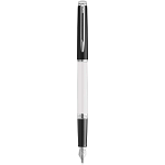 Hemisphere colour blocking fountain pen with palladium trim (blue ink) 1