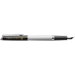 Hemisphere colour blocking fountain pen with palladium trim (blue ink) 2