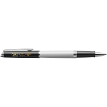Hemisphere colour blocking rollerball pen with palladium trim (black ink) 2