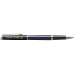 Hemisphere colour blocking rollerball pen with palladium trim (black ink) 2