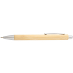 Oblys bamboo ballpoint pen and mechanical pencil set (black ink) 3