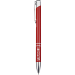 Moneta recycled aluminium ballpoint pen (blue ink) 2