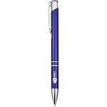 Moneta recycled aluminium ballpoint pen (blue ink) 2