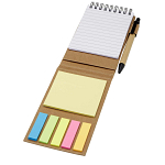 Flipper sticky notepad with ballpoint pen (black ink) 1