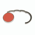 Round metal bag hook, dual-magnet reinforced closure, in a black box 1