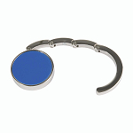 Round metal bag hook, dual-magnet reinforced closure, in a black box 1