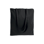 220 g/m2 cotton shopping bag, long handles, zip closure 2