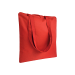 220 g/m2 cotton shopping bag, long handles, zip closure 1