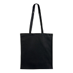 250 g/m2 cotton shopping bag, long handles and gusset, zip closure 3