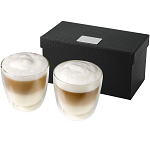 Boda 2-piece glass coffee cup set 1